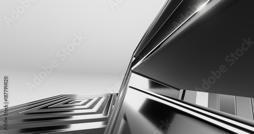 abstract metallic 3d background