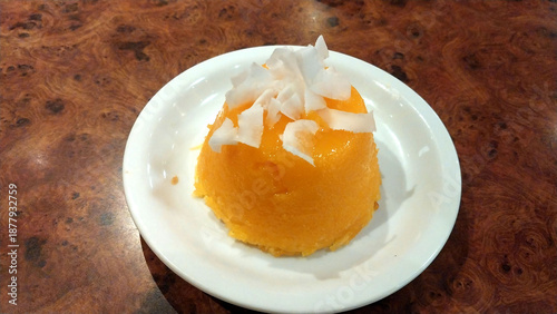 Quindim - traditional portuguese sweet 