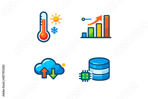 Technology and Data Icons