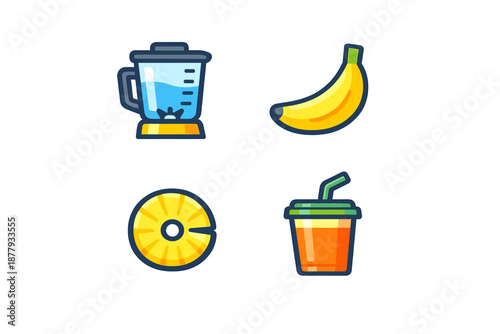 Smoothie Ingredients and Drink