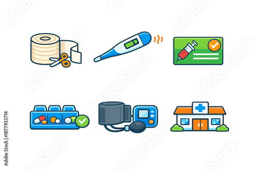 Medical icons set