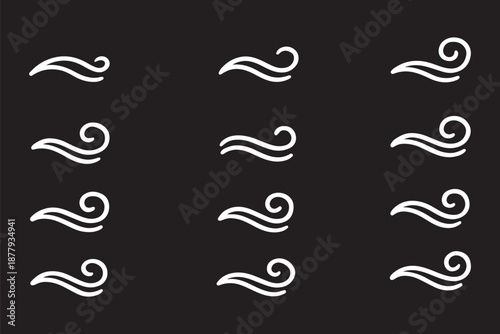 Doodle wind illustration vector style, doodle wind illustration vector hand drawn style, line art. vector illustration.