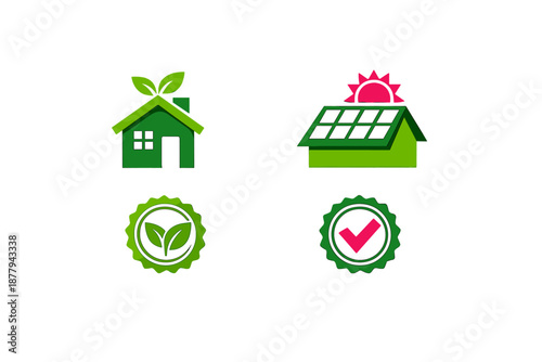 Green energy and eco-friendly home concepts