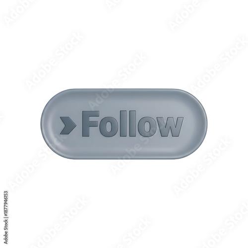 Simple gray button with the word 