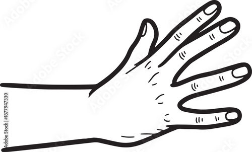 Hand drawn scribble arrows pointing in different directions isolated