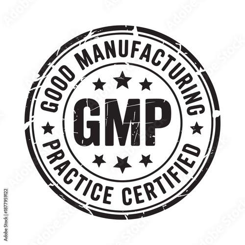 good manufacturing practice certified gmp logo high quality