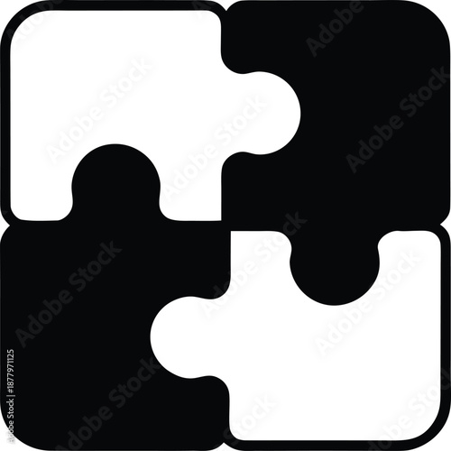 puzzlepiecesinglesilhouettetransparentbackground