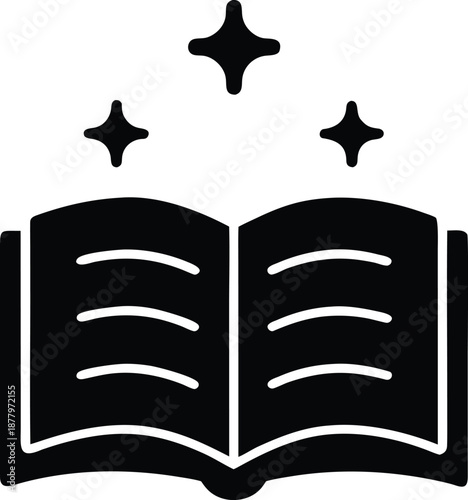 spellbooksilhouettevectortransparentbackground