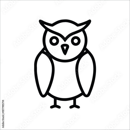 boreal owl in autumn leaves