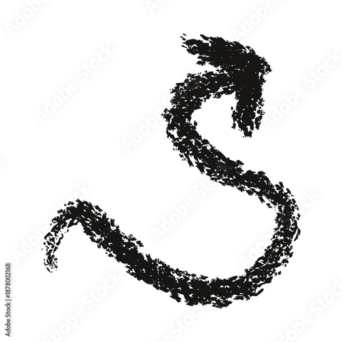 Hand drawn crayon black brush stroke arrows. Pencil doodle arrows. Vector EPS 10