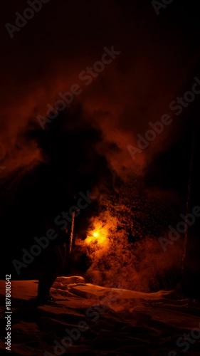  When hot water meets Cold air this is what you get.