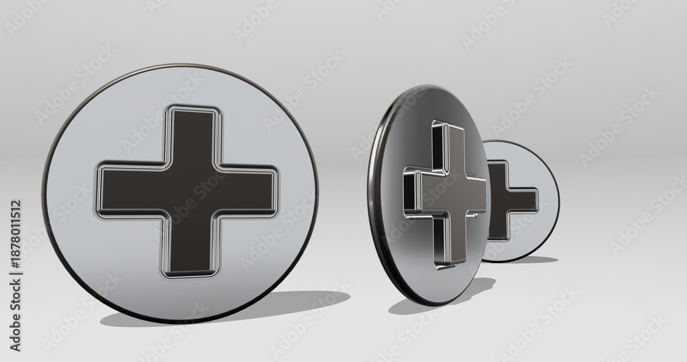 Obraz premium 3d plus signs
