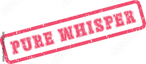 Pure Whisper Textured Rubber Stamp Design for Subtle Communication and Delicate Secrets