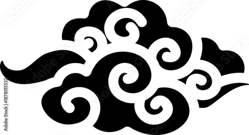 Auspicious Cloud Glyph Icon