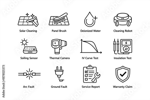 Solar maintenance tools and tests: cleaning robot, thermal camera, and more