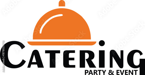 Catering services logo . Party & event management logo design