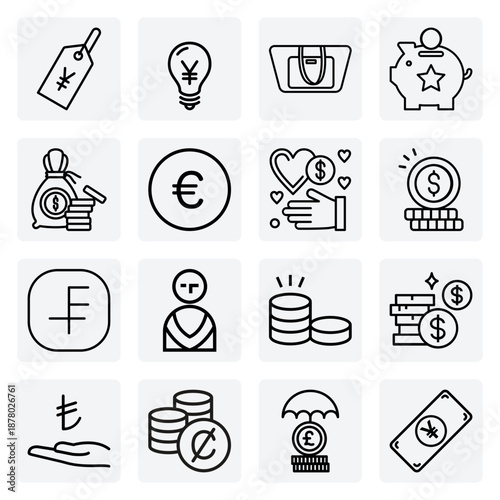 Financial Transactions And Monetary Symbols – Currency Exchange, Payments, And Banking Metaphors For E-Commerce And Web Design