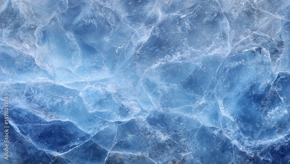 Obraz premium High quality photo of Blue ice texture background