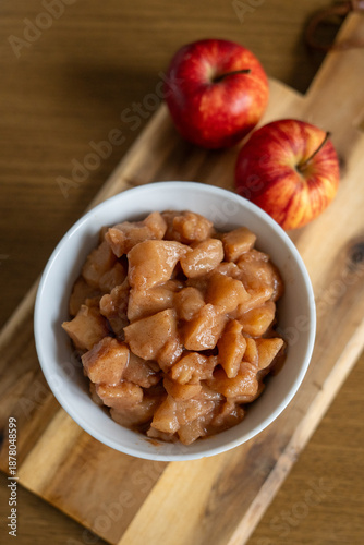 homemade apple compote recipe with apples