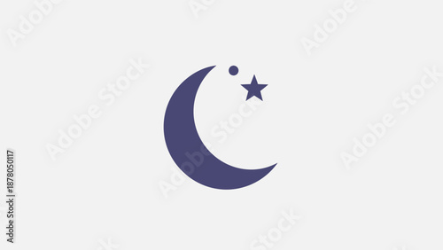 Crescent moon and star symbol. Free Download Crescent moon and star symbol. - GFXLoad