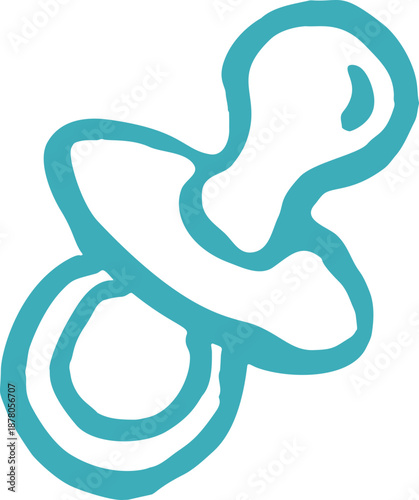Hand Drawn Baby Pacifier