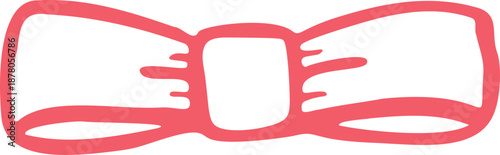 Hand Drawn Bow Tie Doodle