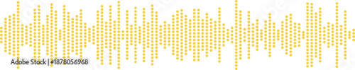 Abstract Dotted Sound Wave