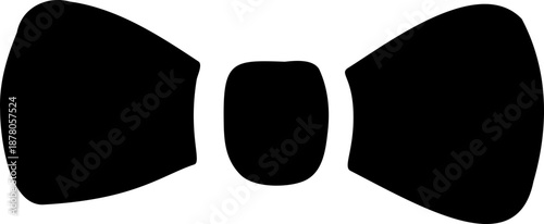 Bow Tie Silhouette Icon