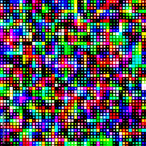 Abstract Pixel Color Grid Background Digital Noise Texture