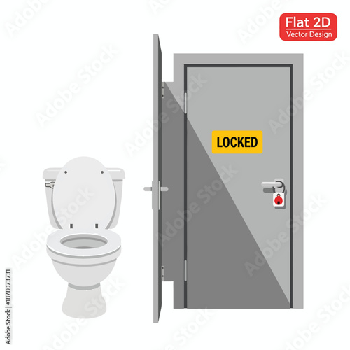 Locked Toilet Door