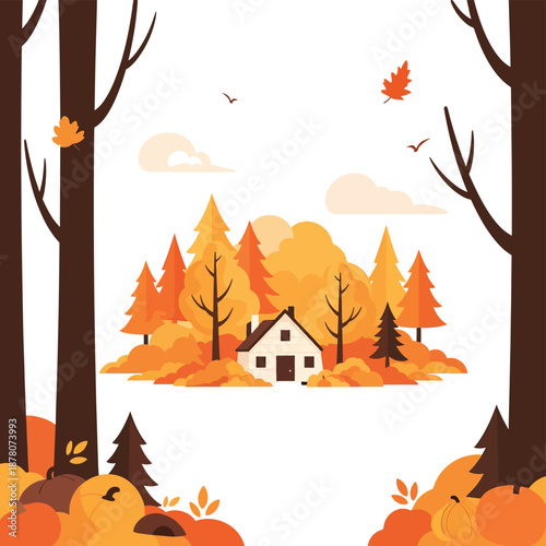 Cozy Autumn House