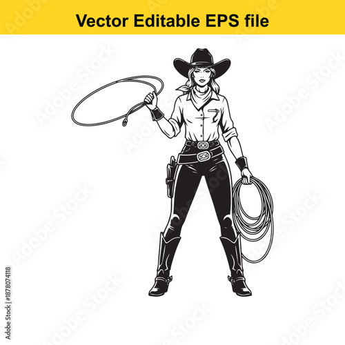  vector illustration of a skeleton wearing a cowboy hat and suit