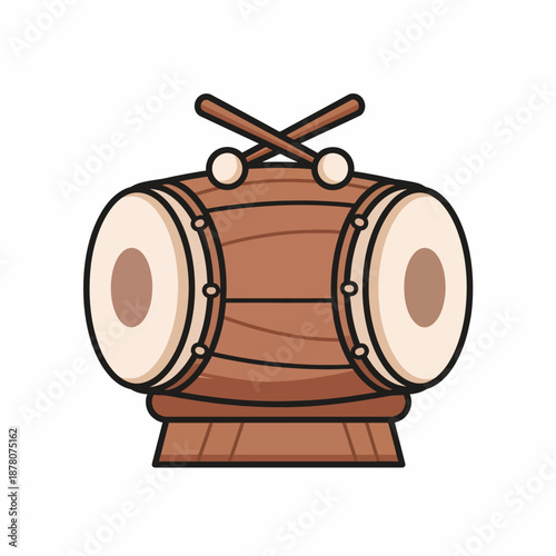 Double Bass Drum Cartoon