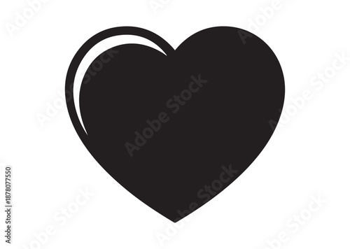 Heart Shape icon, Heart Shape solid vector