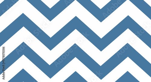 Zigzag blues create motion depth and a meditative visual experience