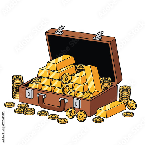 Treasure Chest Full of Gold