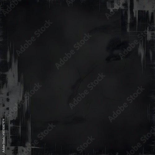 Distressed black texture wallpaper featuring grainy overlays and worn visual effects on a deep black background, creating a vintage, retro-inspired, and cinematic abstract aesthetic