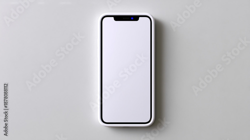 Simple White Smartphone Scr...