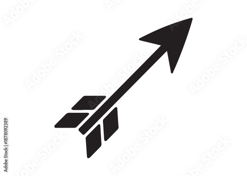 Cupid Arrow icon, Cupid Arrow solid vector