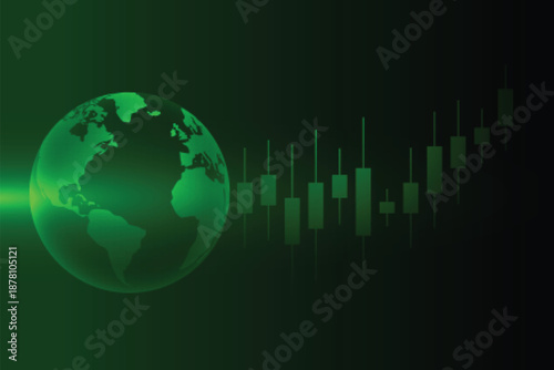stock market forex trading concept background