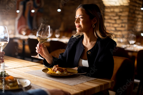 Dinner event at a restauran...