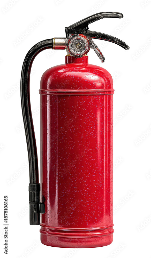 Obraz premium Red Fire Extinguisher for Fire Safety