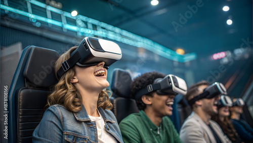 young woman listening to music