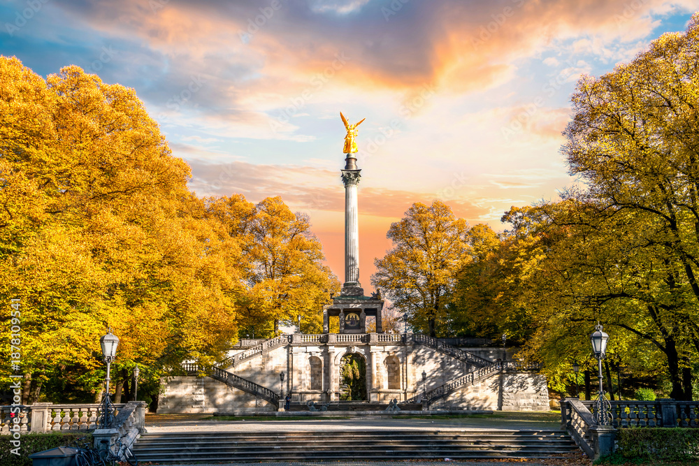 Obraz premium Friedensengel, Muenchen, Bayern, Deutschland 
