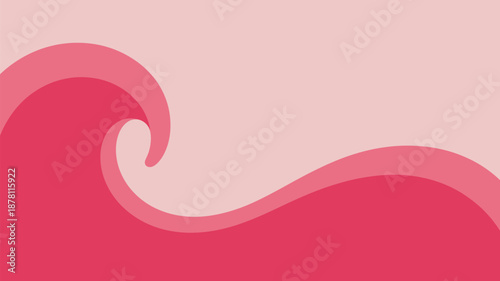 Abstract pink wave Vector