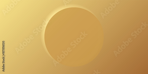 Modern of gold, rose gold, black frame design. Abstract 3D circle backdrop for cosmetic product. Collection of luxury simple abstract