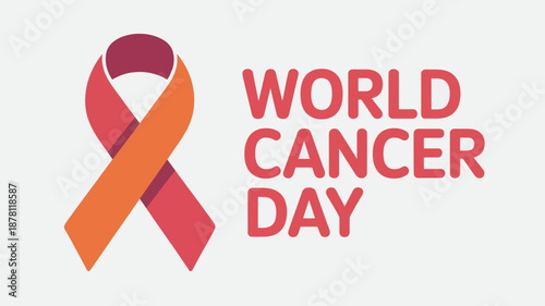Celebrating world cancer day Vector