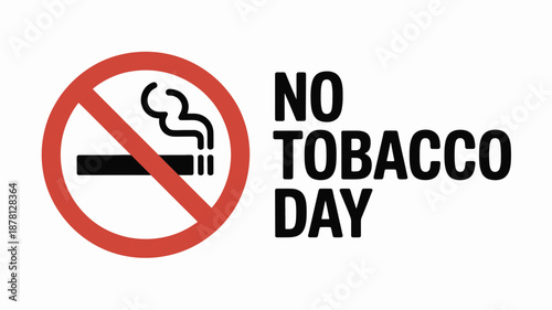 No tobacco day promoted Vector