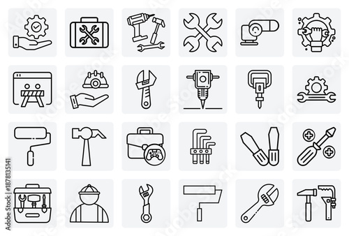 Workshop And Hand Tool Essentials – Adjustable Wrench, Claw Hammer, And Locking Pliers For Construction And Diy Project Designs