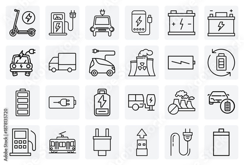 Electric Mobility And Transportation – Ev Cars, Trucks, And Scooters Representing Zero Emission And Sustainable Transit Solutions